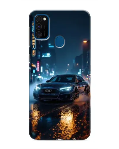 Чохол для Samsung Galaxy M31 з картинкою «Нічне місто та Audi» Чохол для Samsung Galaxy M31 з картинкою «Нічне місто та Audi»