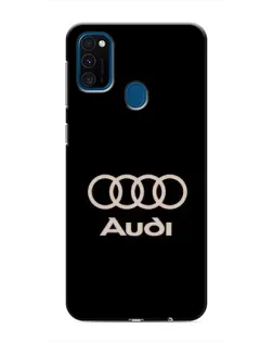Чохол для Samsung Galaxy M31 з картинкою «Audi — золотий логотип»