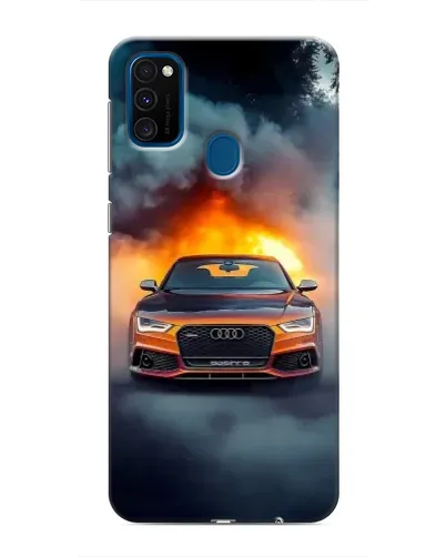 Чохол для Samsung Galaxy M31 з картинкою «Audi у вогняному диму» Чохол для Samsung Galaxy M31 з картинкою «Audi у вогняному диму»