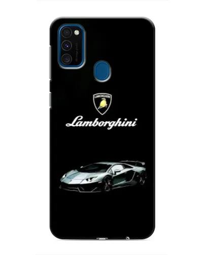 Чехол для Samsung Galaxy M31 с картинкой «Логотип Lamborghini классика»