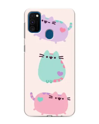 Чехол для Samsung Galaxy M31 с картинкой «Pusheen трио» Чехол для Samsung Galaxy M31 с картинкой «Pusheen трио»