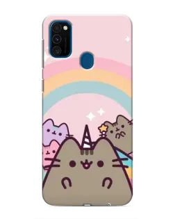 Чехол для Samsung Galaxy M31 с картинкой «Единорог Pusheen»