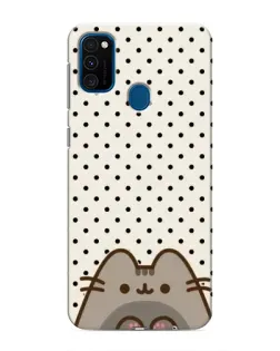 Чехол для Samsung Galaxy M31 с картинкой «Пушин в горошек»