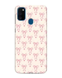 Чохол для Samsung Galaxy M31 з картинкою «Рожеві бантики Coquette» Чохол для Samsung Galaxy M31 з картинкою «Рожеві бантики Coquette»