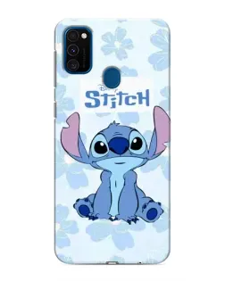 Чохол для Samsung Galaxy M31 з картинкою «Stitch серед квітів»