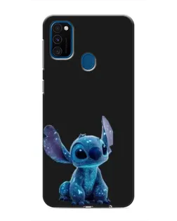 Чохол для Samsung Galaxy M31 з картинкою «Стіч на чорному»