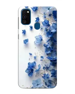 Чехол для Samsung Galaxy M31 с картинкой «Голубой цветочный каскад» Чехол для Samsung Galaxy M31 с картинкой «Голубой цветочный каскад»