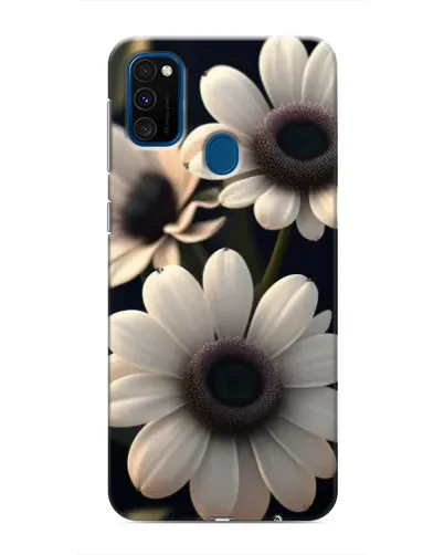 Чехол для Samsung Galaxy M31 с картинкой «Белые маргаритки макро» Чехол для Samsung Galaxy M31 с картинкой «Белые маргаритки макро»