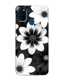 Чехол для Samsung Galaxy M31 с картинкой «Монохромные астры» Чехол для Samsung Galaxy M31 с картинкой «Монохромные астры»