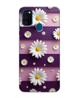 Чехол для Samsung Galaxy M31 с картинкой «Ромашки на фиолетовом» Чехол для Samsung Galaxy M31 с картинкой «Ромашки на фиолетовом»