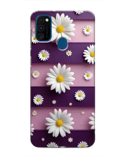 Чехол для Samsung Galaxy M31 с картинкой «Ромашки на фиолетовом» Чехол для Samsung Galaxy M31 с картинкой «Ромашки на фиолетовом»