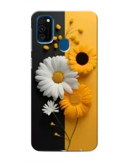 Чехол для Samsung Galaxy M31 с картинкой «Подсолнух и ромашка» Чехол для Samsung Galaxy M31 с картинкой «Подсолнух и ромашка»