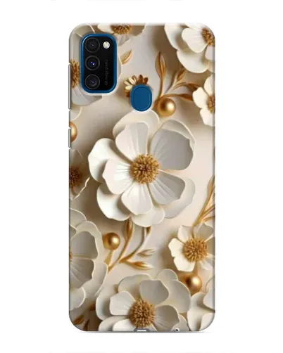 Чехол для Samsung Galaxy M31 с картинкой «Белие бумажние цвети» Чехол для Samsung Galaxy M31 с картинкой «Белие бумажние цвети»