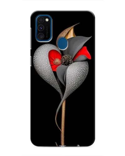 Чехол для Samsung Galaxy M31 с картинкой «Серебряный фантазийный цветок» Чехол для Samsung Galaxy M31 с картинкой «Серебряный фантазийный цветок»