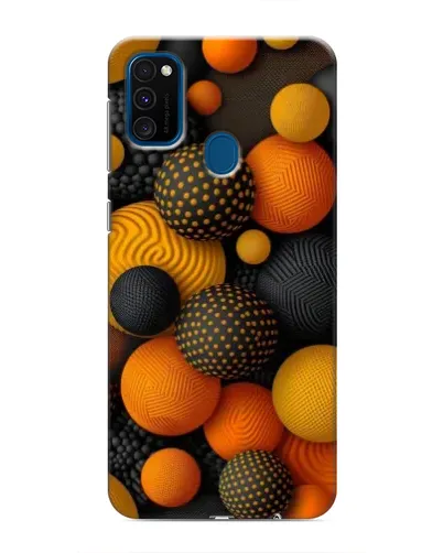 Чохол для Samsung Galaxy M31 з картинкою «Об'ємні помаранчеві сфери» Чохол для Samsung Galaxy M31 з картинкою «Об'ємні помаранчеві сфери»