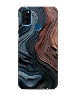 Чохол для Samsung Galaxy M31 з картинкою «Кольорові хвилі каньйону»