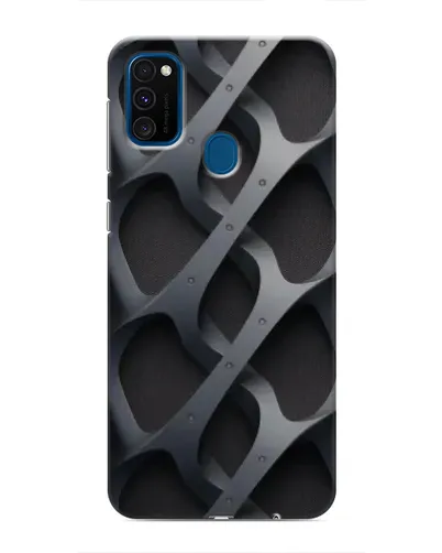 Чохол для Samsung Galaxy M31 з картинкою «Об'ємне сіре плетіння» Чохол для Samsung Galaxy M31 з картинкою «Об'ємне сіре плетіння»
