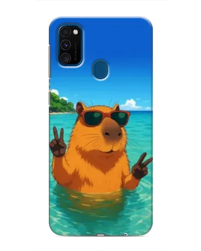 Чехол для Samsung Galaxy M31 с картинкой «Морская капибара» Чехол для Samsung Galaxy M31 с картинкой «Морская капибара»