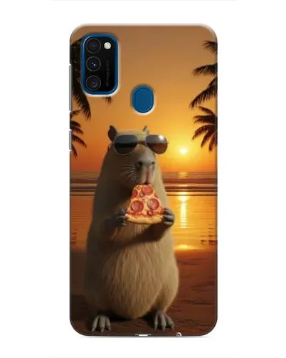 Чехол для Samsung Galaxy M31 с картинкой «Капибара с пиццей» Чехол для Samsung Galaxy M31 с картинкой «Капибара с пиццей»