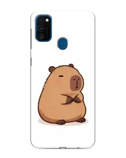 Чехол для Samsung Galaxy M31 с картинкой «Толстенькая капибара»