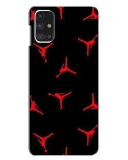 Чехол для Samsung Galaxy M31s с картинкой «Jordan Red Pattern» Чехол для Samsung Galaxy M31s с картинкой «Jordan Red Pattern»