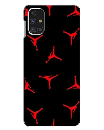 Чехол для Samsung Galaxy M31s с картинкой «Jordan Red Pattern»