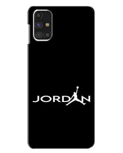 Чехол для Samsung Galaxy M31s с картинкой «Jordan White Logo» Чехол для Samsung Galaxy M31s с картинкой «Jordan White Logo»