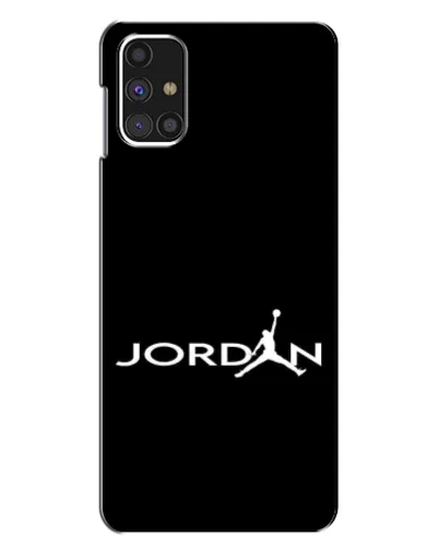 Чехол для Samsung Galaxy M31s с картинкой «Jordan White Logo»