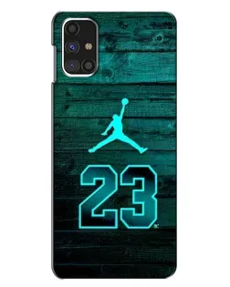 Чехол для Samsung Galaxy M31s с картинкой «Jordan Cyan 23» Чехол для Samsung Galaxy M31s с картинкой «Jordan Cyan 23»