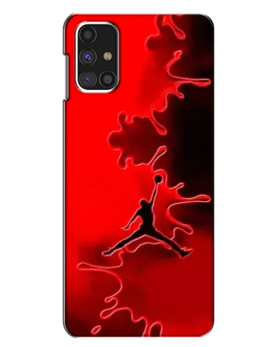 Чехол для Samsung Galaxy M31s с картинкой «Jordan Red Smoke»