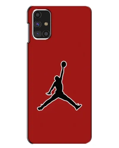 Чехол для Samsung Galaxy M31s с картинкой «Jordan Red Back»