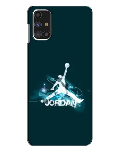 Чехол для Samsung Galaxy M31s с картинкой «Jordan Blue Fire»