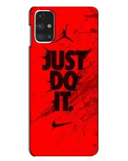 Чехол для Samsung Galaxy M31s с картинкой «Nike Just Do It» Чехол для Samsung Galaxy M31s с картинкой «Nike Just Do It»