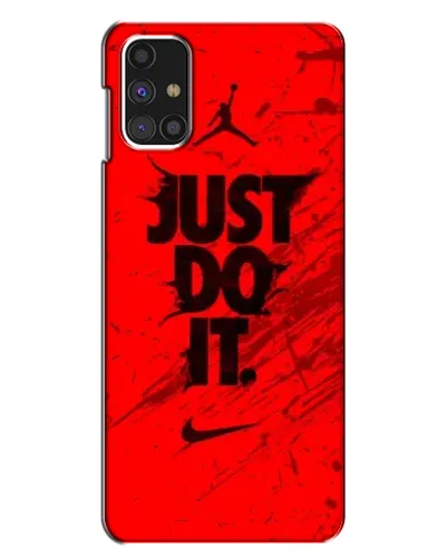 Чехол для Samsung Galaxy M31s с картинкой «Nike Just Do It»