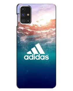 Чехол для Samsung Galaxy M31s с картинкой «Океанская глубина адидас» Чехол для Samsung Galaxy M31s с картинкой «Океанская глубина адидас»