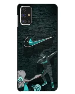 Чехол для Samsung Galaxy M31s с картинкой «Спортивный арт Nike» Чехол для Samsung Galaxy M31s с картинкой «Спортивный арт Nike»