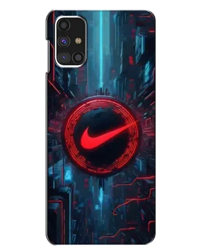 Чехол для Samsung Galaxy M31s с картинкой «Техногенный стиль Nike»