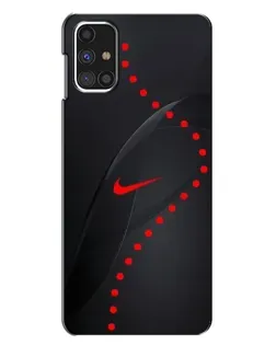 Чехол для Samsung Galaxy M31s с картинкой «Абстрактный дизайн Nike»