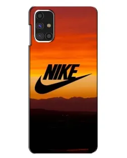 Чехол для Samsung Galaxy M31s с картинкой «Nike — вечерний горизонт»