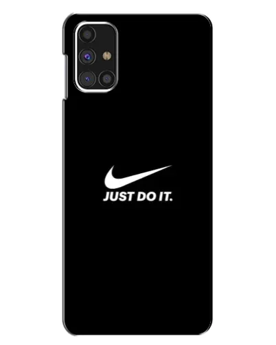 Чехол для Samsung Galaxy M31s с картинкой «Минимализм от Nike»