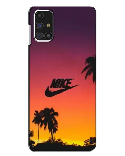 Чехол для Samsung Galaxy M31s с картинкой «Nike на закате солнца»