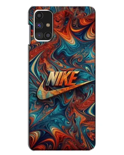 Чехол для Samsung Galaxy M31s с картинкой «Nike в абстракции»