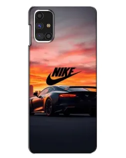Чехол для Samsung Galaxy M31s с картинкой «Nike и суперкар»