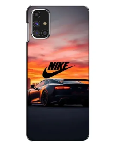 Чехол для Samsung Galaxy M31s с картинкой «Nike и суперкар»