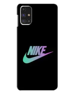 Чехол для Samsung Galaxy M31s с картинкой «Nike — городская ночь»