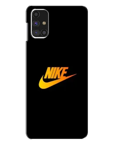 Чехол для Samsung Galaxy M31s с картинкой «Золотой логотип Nike»