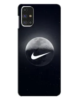 Чехол для Samsung Galaxy M31s с картинкой «Nike в стиле граффити»