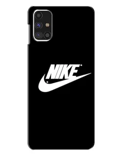 Чехол для Samsung Galaxy M31s с картинкой «Мазки краски Nike»