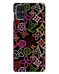 Чехол для Samsung Galaxy M31s с картинкой «Неоновый микс Nike»