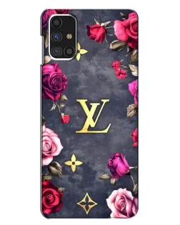 Чехол для Samsung Galaxy M31s с картинкой «Цветочный Louis Vuitton»